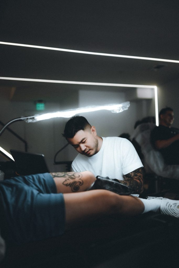 Kevin chen, tattoo artist at The KCHN Tattoos in Scarborough