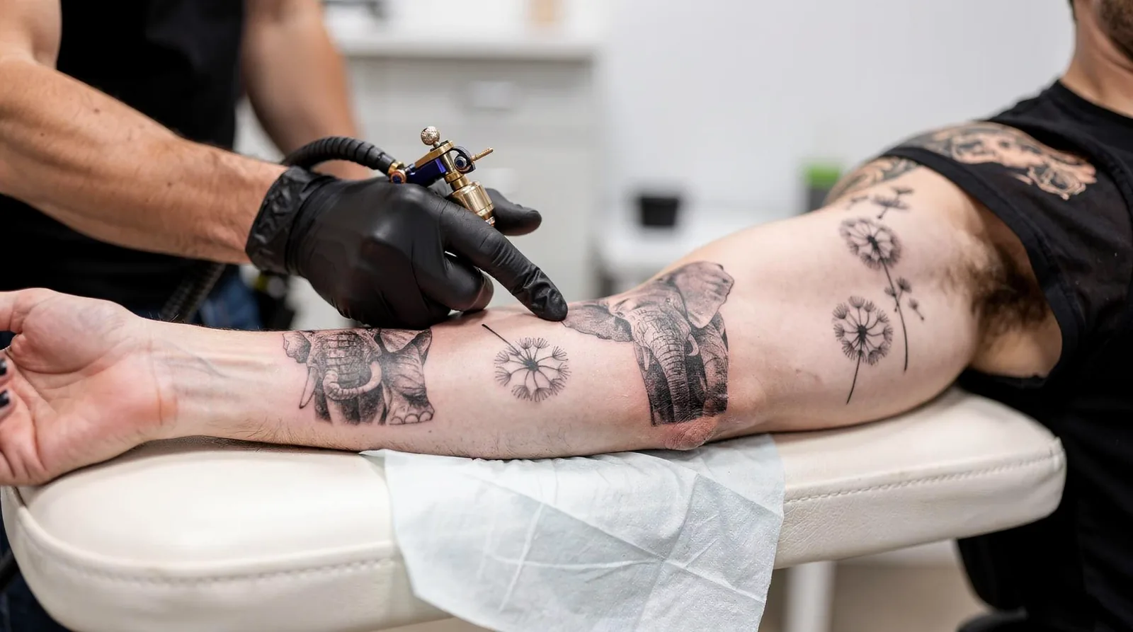 Many clients feel unsure about asking to move a tattoo's placement even after it has